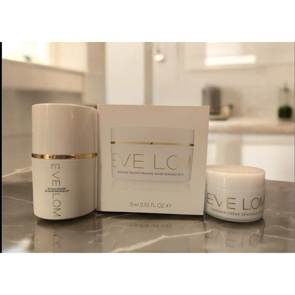 EVE LOM Gel Balm Cleanser + Creme Cleanser + Radiance Transforming Mask ~ NWOB - Picture 1 of 6